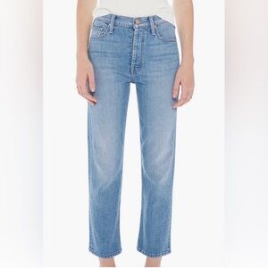 MOTHER Women's High Rise Jeans in Light Blue